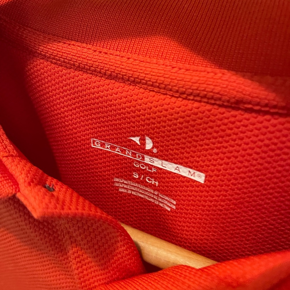 Deep Orange Grand Slam Polo (Mens Small) - Picture 3 of 4